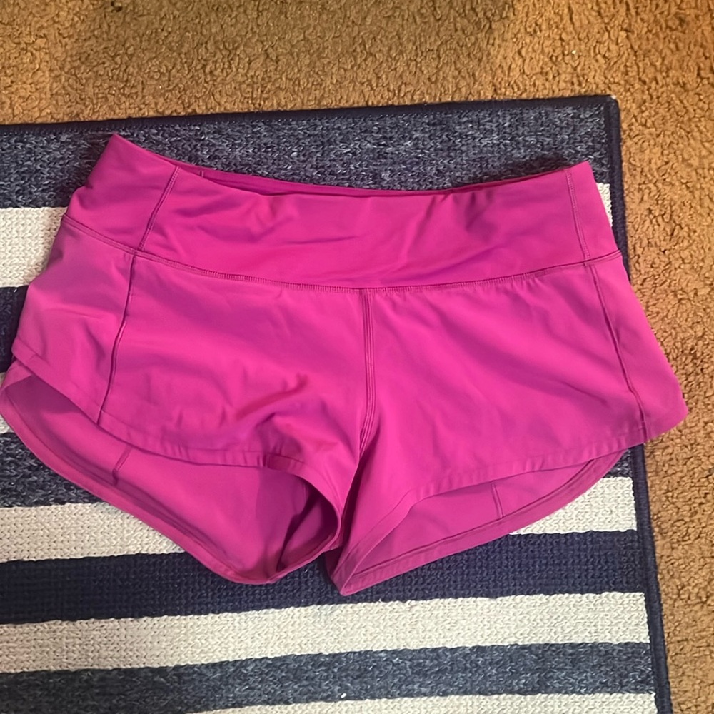 hot pink size 4 speed up shorts